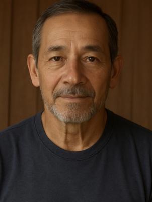Portret van medium Fahrid, Sjamaan